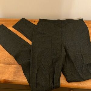 Peruvian Connection Charcoal Grey Leggings XS